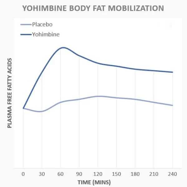 YOHIMBINE BODY FAT MOBILIZATION