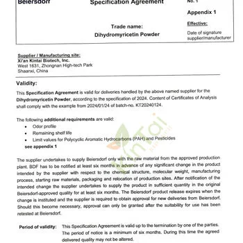 PAHS Report 98% Dihydromyricetin==XKB2401+b==Grimmer method